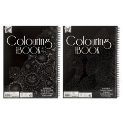 Malebog Mandala Spiralbog 100 designs Natur